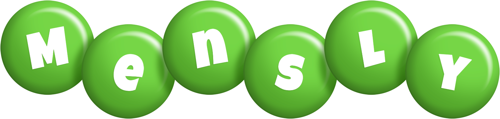 Mensly candy-green logo