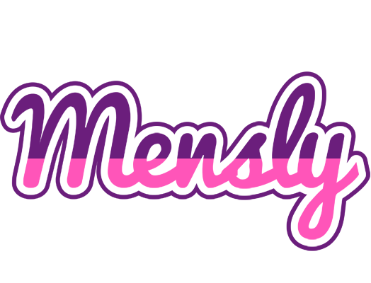 Mensly cheerful logo