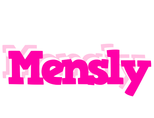Mensly dancing logo