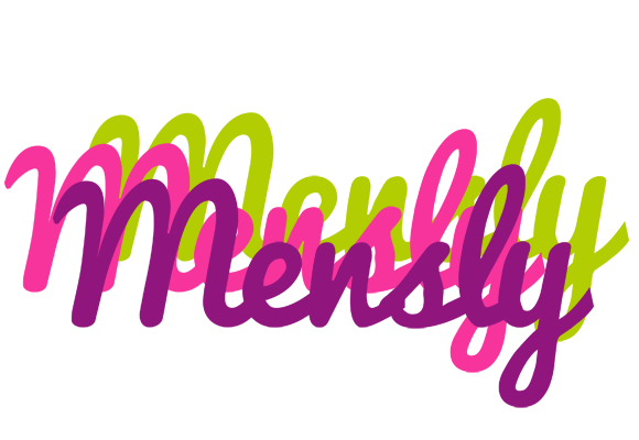 Mensly flowers logo