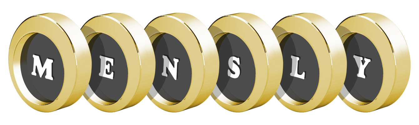 Mensly gold logo