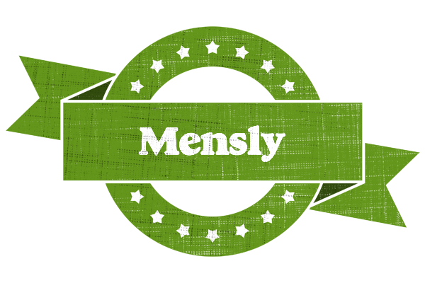 Mensly natural logo