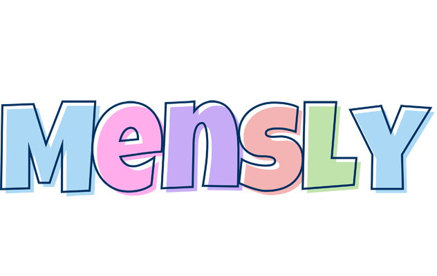Mensly pastel logo