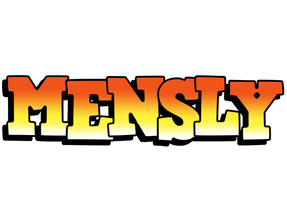 Mensly sunset logo