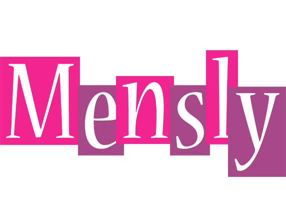Mensly whine logo