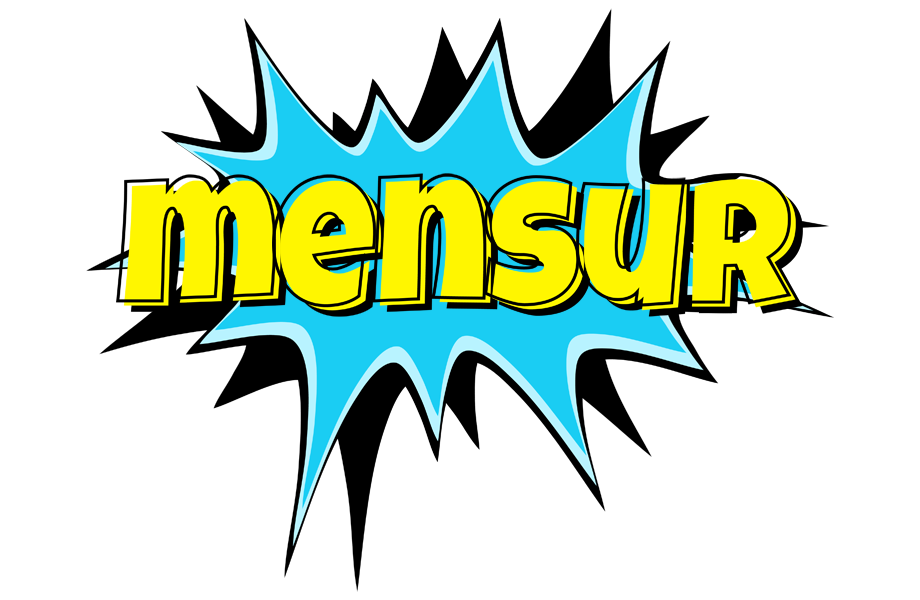 Mensur amazing logo