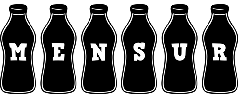 Mensur bottle logo