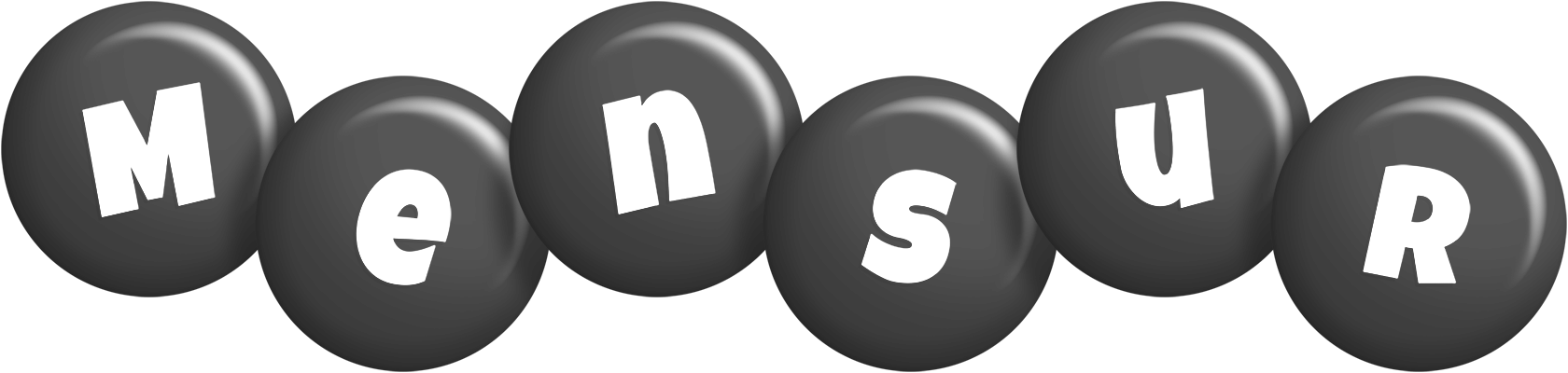 Mensur candy-black logo
