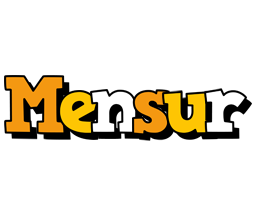 Mensur cartoon logo