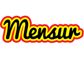 Mensur flaming logo