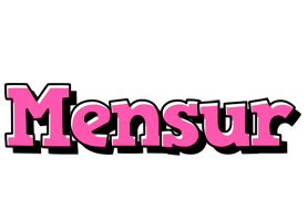 Mensur girlish logo