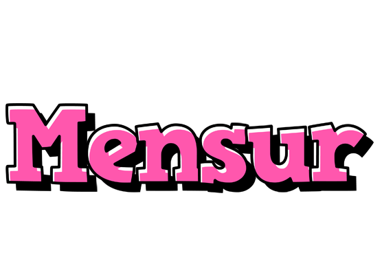 Mensur girlish logo