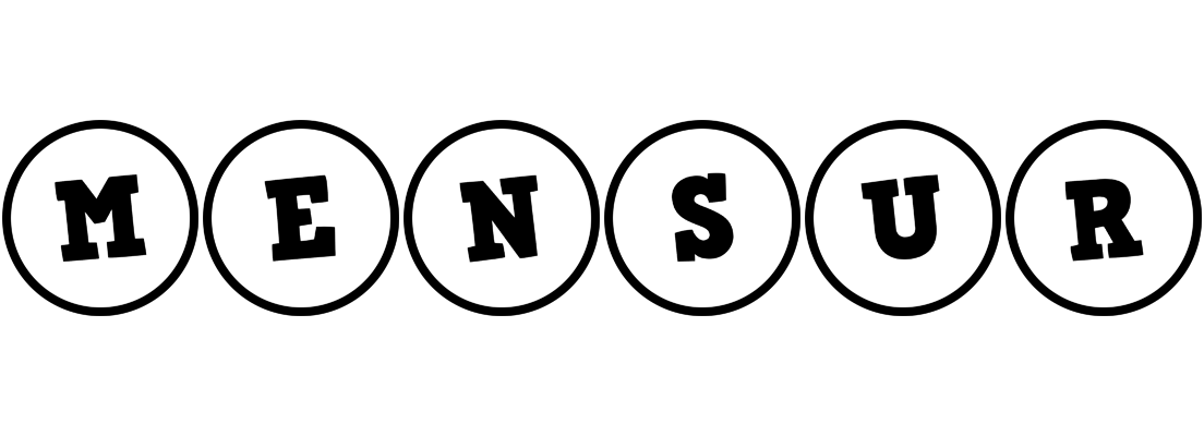 Mensur handy logo