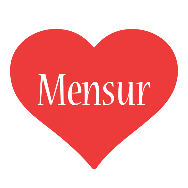 Mensur love logo