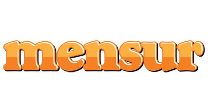 Mensur orange logo