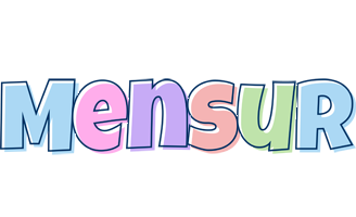 Mensur pastel logo