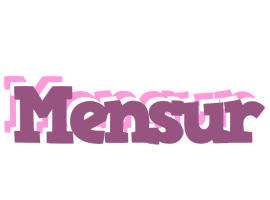 Mensur relaxing logo