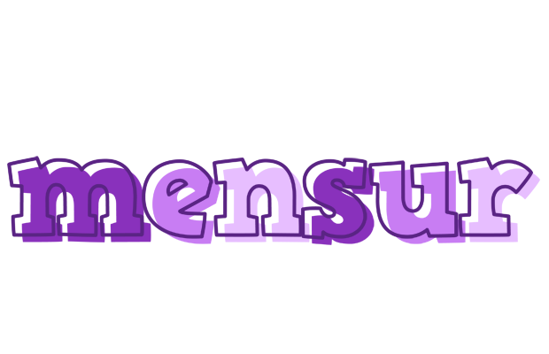 Mensur sensual logo