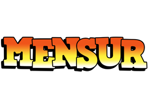 Mensur sunset logo