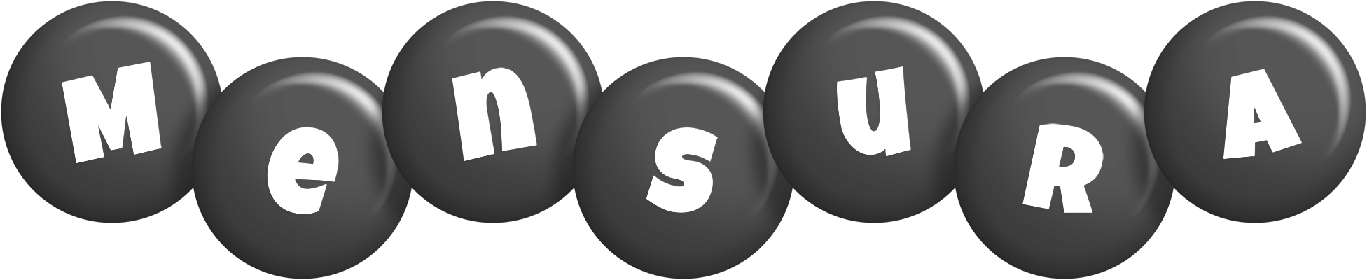 Mensura candy-black logo
