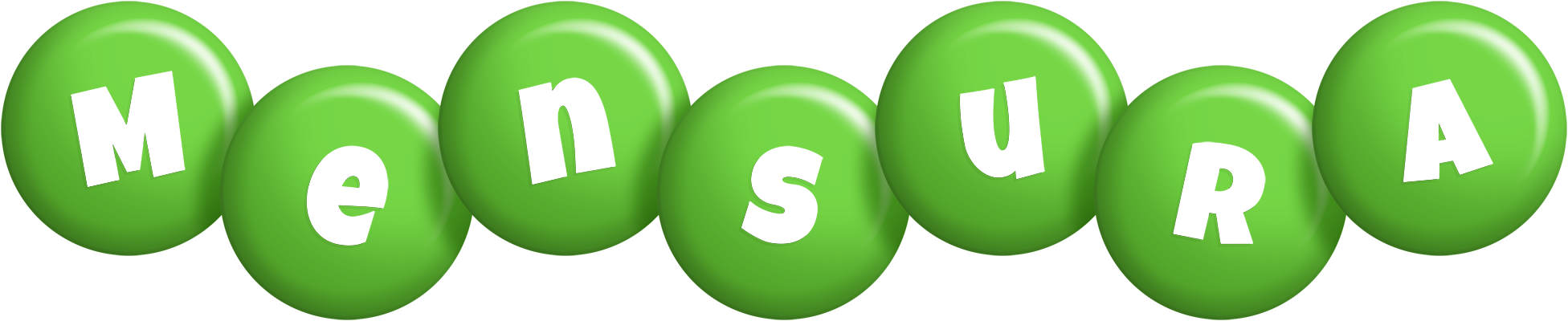Mensura candy-green logo