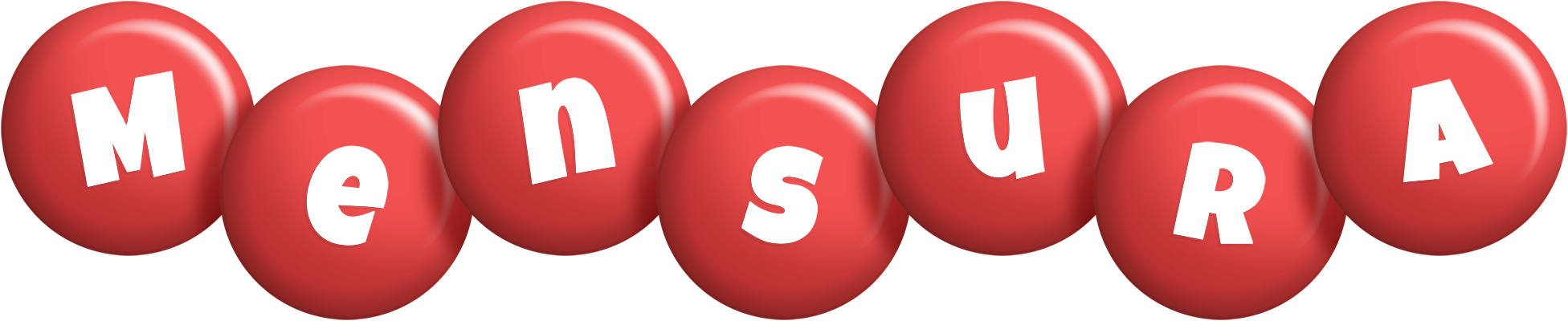 Mensura candy-red logo