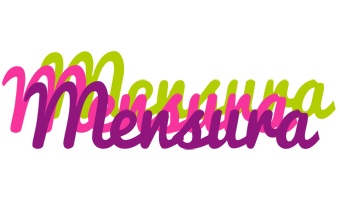 Mensura flowers logo