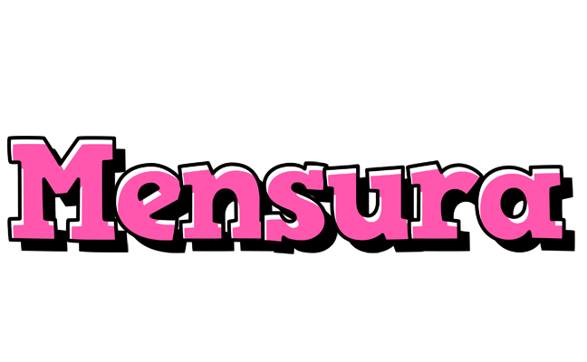 Mensura girlish logo