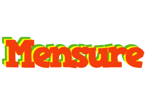 Mensure bbq logo
