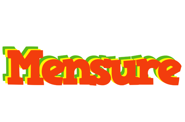 Mensure bbq logo