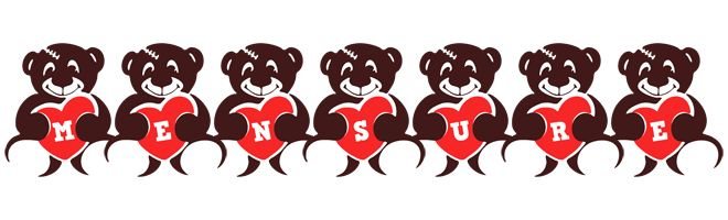 Mensure bear logo
