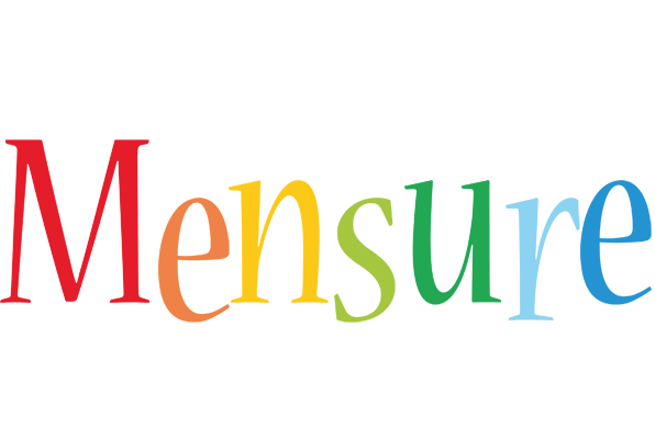 Mensure birthday logo