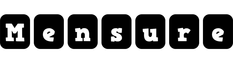 Mensure box logo