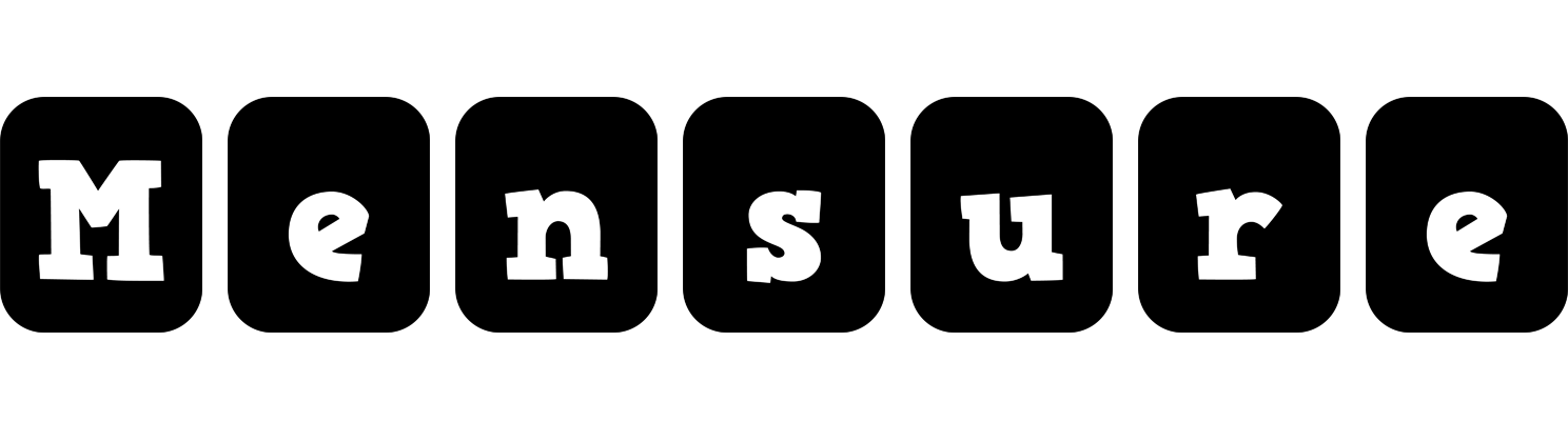 Mensure box logo