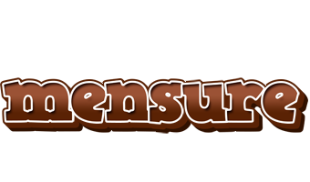 Mensure brownie logo