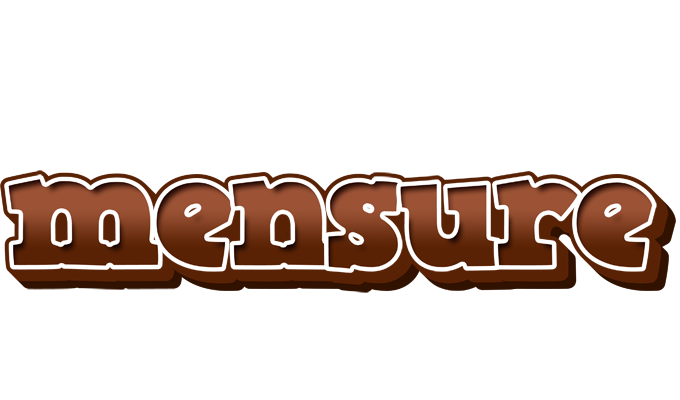 Mensure brownie logo