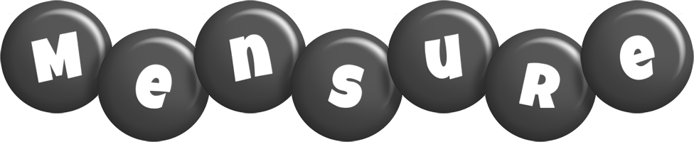 Mensure candy-black logo