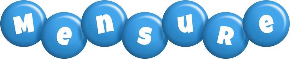 Mensure candy-blue logo