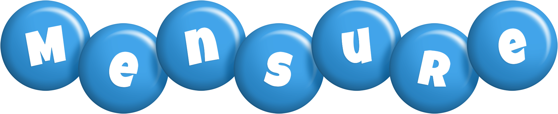 Mensure candy-blue logo