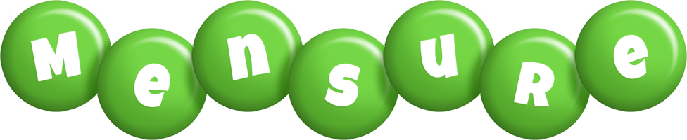 Mensure candy-green logo