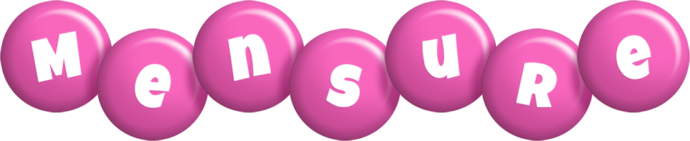Mensure candy-pink logo