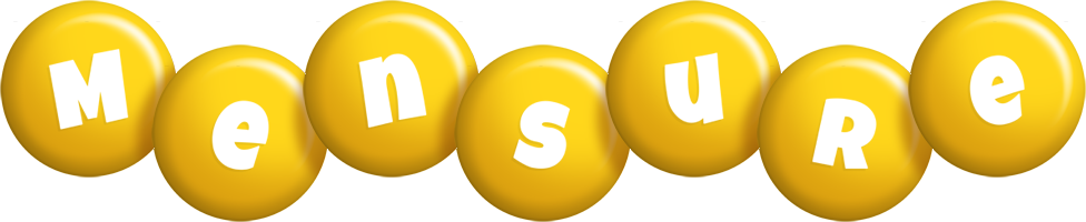 Mensure candy-yellow logo