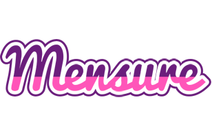 Mensure cheerful logo