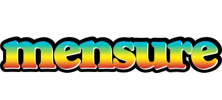 Mensure color logo