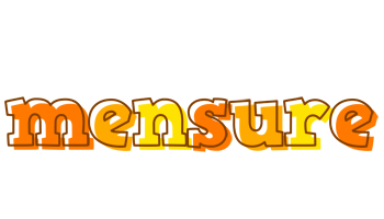 Mensure desert logo
