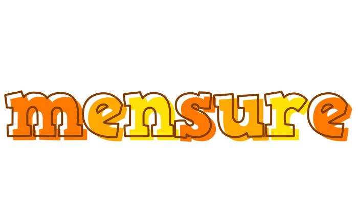 Mensure desert logo