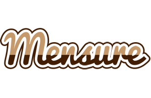 Mensure exclusive logo
