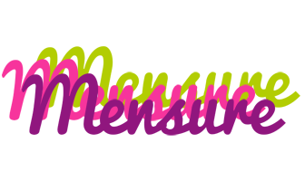 Mensure flowers logo