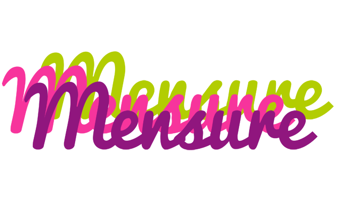 Mensure flowers logo