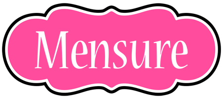 Mensure invitation logo